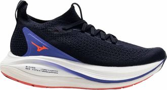 Mizuno Womens Neo Vista 2 Running Shoes In Baritone Blue Striking Coral