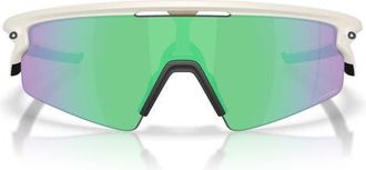 Oakley Gender Inclusive Sphaera Strike 37mm Shield Sunglasses in Matte Mist/prizm Road Jade at Nordstrom