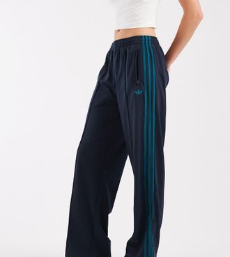 adidas Originals pantaloni della tuta Firebird ampi in navy e teal - In esclusiva per ASOS-blu navy