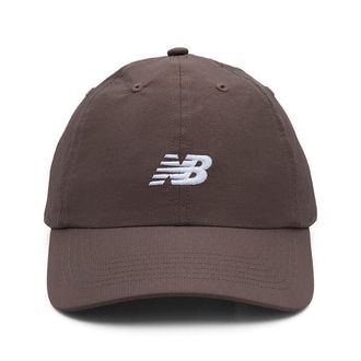 New Balance Unisex 47 Clean Up Run Hat in Brown/White Nylon, size OSZ