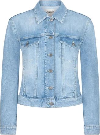 Dondup Slim denim stretch jasje - Dames - Spijkerjassen - Blauw - S - Denim - Jassen