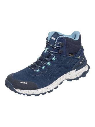 Meindl Wanderschuh MEINDL Meindl Dallas Lady Mid GORE-TEX marine/lemon, Damen, Gr. 37,5, schwarz, Mesh, Veloursleder, unifarben, Schuhe Wanderschuh, GORE-TEX