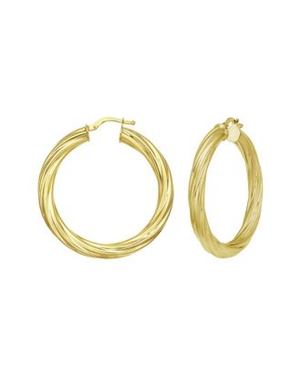 Italian Gold, Inc 14K Twist Hoops Earrings