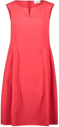 Vera Mont Kleedjes, Dames, Rood, 2Xl, Katoen, Vrouwelijke zomerjurk op maat gemaakt stijl