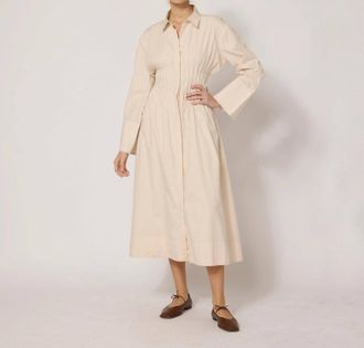 Cleobella Rosabella Midi Dress In Vintage Ivory