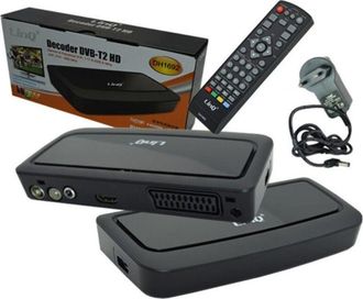 Trade Shop Trade Shop - Decodificador Digital Terrestre Tv T2 Full Hd Dvb-t2 Hdmi Usb Linq Dh1692