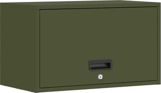 vidaXL Armario De Pared Para El Garaje Verde Oliva 60 X 33 X 35 Cm Vidaxl