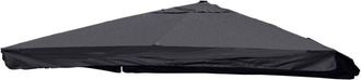 Hhg Non utilizzato] Telo copertura per ombrelloni rettangolari decentrati 395x295cm volante antracite