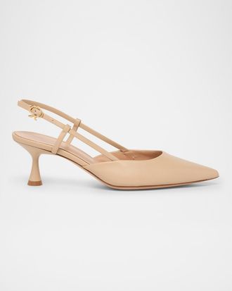 VIP【関税送料無料】希少 Gianvito Rossi Slingback Pump Gianvito Rossi Lydia Sling 70mm Pumps | Black | FARFETCH
