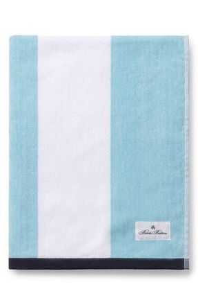 Brooks Brothers Stripe Beach Towel in Blue at Nordstrom Rack
