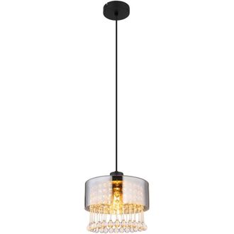 Globo Lighting Lampada a sospensione - Hendry - nero - metallo - &oslash; 25cm - Globo