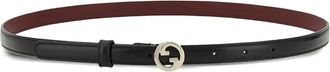 Gucci Leren riem - Zwart
