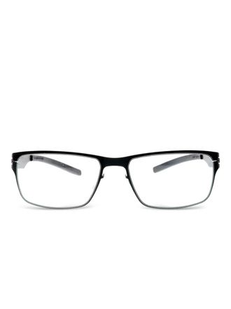 Ic! Berlin Bril met rechthoekig montuur - Zwart