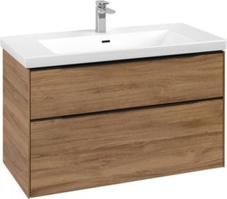 Villeroy & Boch Subway 3.0 Mueble Bajo Lavabo, 2 Extra&iacute;bles