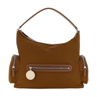 Stella McCartney Borsa a spalla Hobo in nylon - - Bags - Donna - Marrone - ONE SIZE