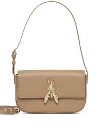 Patrizia Pepe Essential Fly shoulder bag - women - Calf Leather - One Size - Neutrals