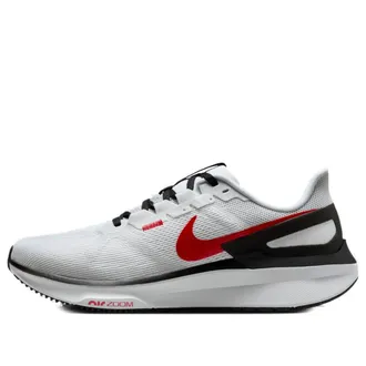 Nike Air Zoom Structure 25 White Black Fire Red DJ7883-106