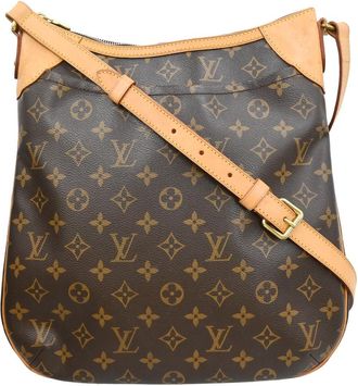 Louis Vuitton Odeon Monogram Canvas Brown Canvas Handbag (Pre-Owned)