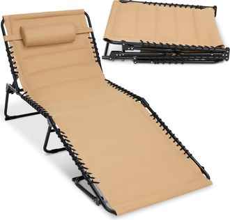 Best Choice Products Extra Wide Padded Patio Chaise Lounge Chair, Portable Recliner w/ 8 Positions