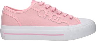 Jimmy Choo London Pink Fabric Low Top Womens Sneakers
