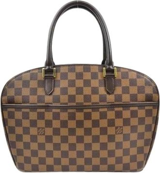 Louis Vuitton Pre-owned Canvas Handtas - Dames - Vintage Handtas - Bruin - ONE Size - Vintage