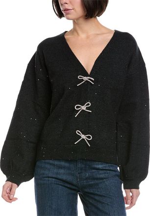 Fate Fate Mixed Media Cardigan