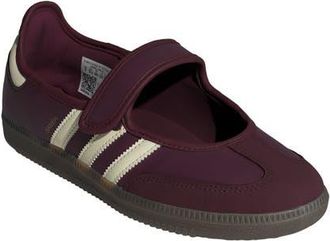 adidas Samba Jane Sneaker in Maroon/Cream White/Gold Met at Nordstrom, Size 9.5