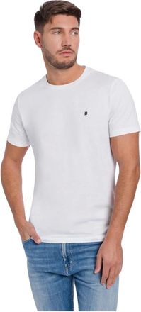 Dondup Tops, Heren, Blauw, S, Katoen, Dondup T-shirts Us 198-Jf 0271U-Zl 4