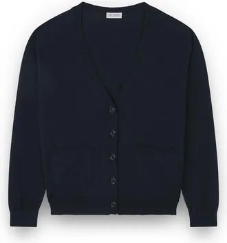 Paul & Shark Wool and cashmere cardigan, Woman, Blue, Size: S