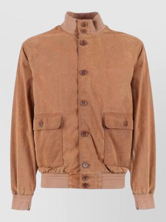 Aspesi il solito high collar zip jacket