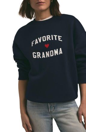 Favorite Daughter Favorite Grandma Sweatshirt in Navy at Nordstrom, Size X-Small