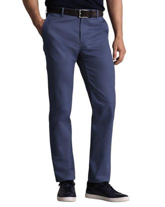 CHARLES TYRWHITT Ultimate Non-Iron Chinos in Mid Blue at Nordstrom, Size 3630