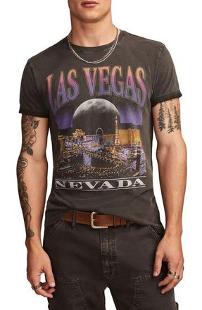 Lucky Brand Las Vegas Graphic T-Shirt in Jet Black at Nordstrom, Size X-Large