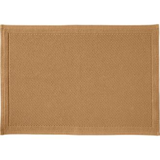 Coyuchi Cove Organic Cotton Bath Rug in Ginger at Nordstrom