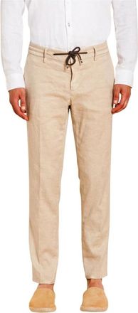 Mason's Milano Jogger - Heren - Chinos - Beige - L - Katoen - Broeken