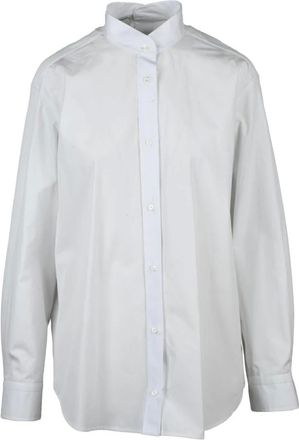 Fendi Overhemden, Dames, Wit, S, Katoen, Coreana Dritta Shirt