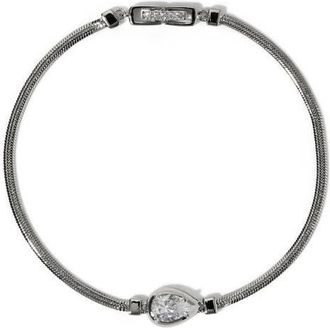 Nadri Delancey Line Bracelet in Rhodium at Nordstrom