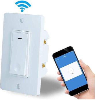 Trade Shop Trade Shop - Interruttore Luci Smart Wifi Compatibile Con Alexa Google Ifttt Controllo Vocale