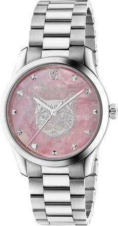 Gucci G-Timeless Horloge - Dames - Horloges - Grijs - ONE Size - Accessoires
