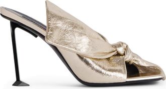 Givenchy Boudoir Bow Sandal in Golden at Nordstrom, Size 38.5