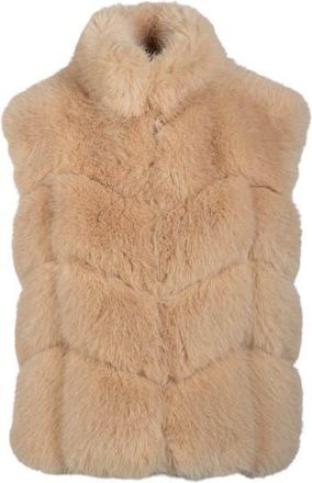 Generation Love Rosario Faux Fur Vest in Beige at Nordstrom, Size X-Large