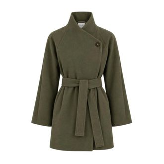 Marella Emmleccio Jas - Dames - Mantels - Groen - Maat: 2XS
