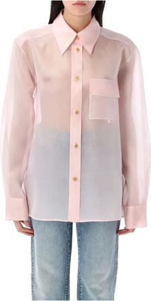 Khaite Dames, Blouses & Shirts, Roze, Maat: XS Zijde