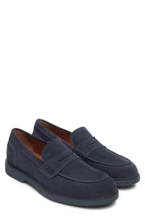 Nero Giardini Penny Loafer in Navy at Nordstrom, Size 10-10.5Us