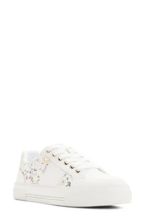 Aldo Sadie Platform Sneaker in White Multi at Nordstrom, Size 6.5