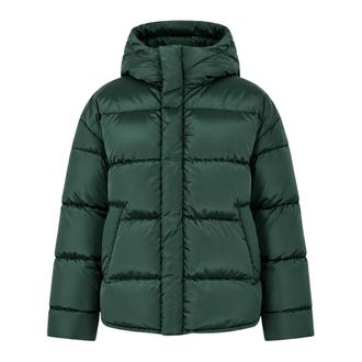 Max Mara Wkdlusso Short Down Jacket - Jackets - Mujer - Verde - 2XS