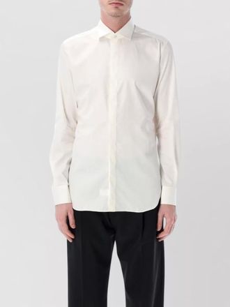 Xacus cotton poplin tailored shirt