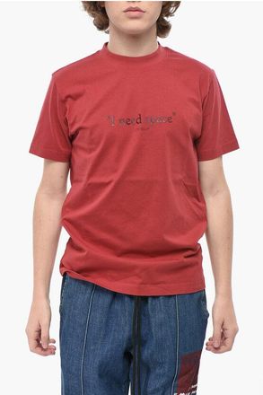 Off-white Slim Fit T-Shirt GIVE ME SPACE With Raised Print size Xs