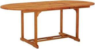 vidaXL Garden Table 200x100x75 cm Solid Wood Eucalyptus vidaXL