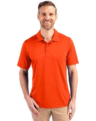Cutter & Buck Prospect Textured Stretch Mens Short Sleeve Polo Shirt